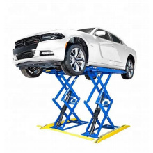 Hydraulic electric garage horizontal scissor lift low rise car lift